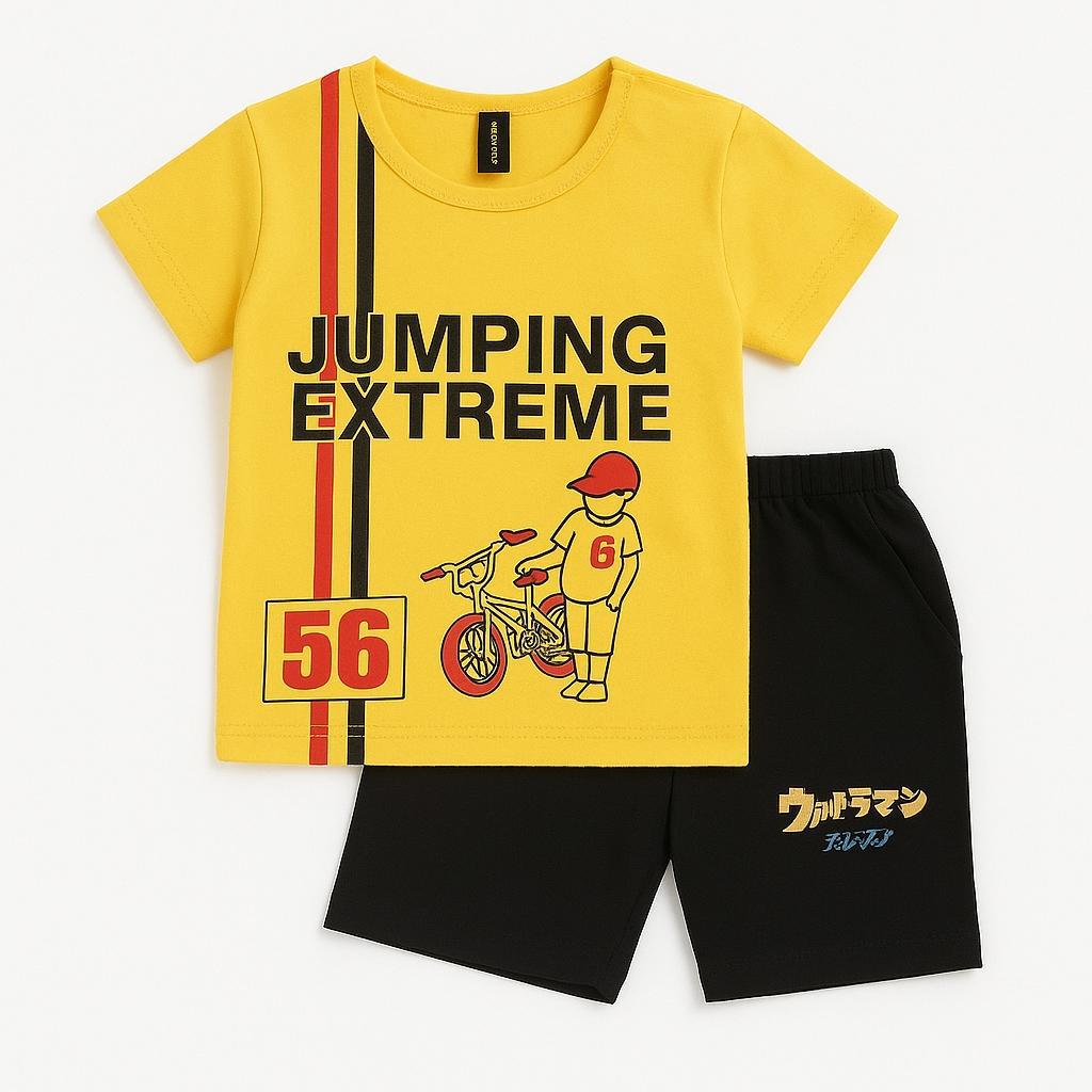 Boys 2 Pcs T-Shirt & Short Set