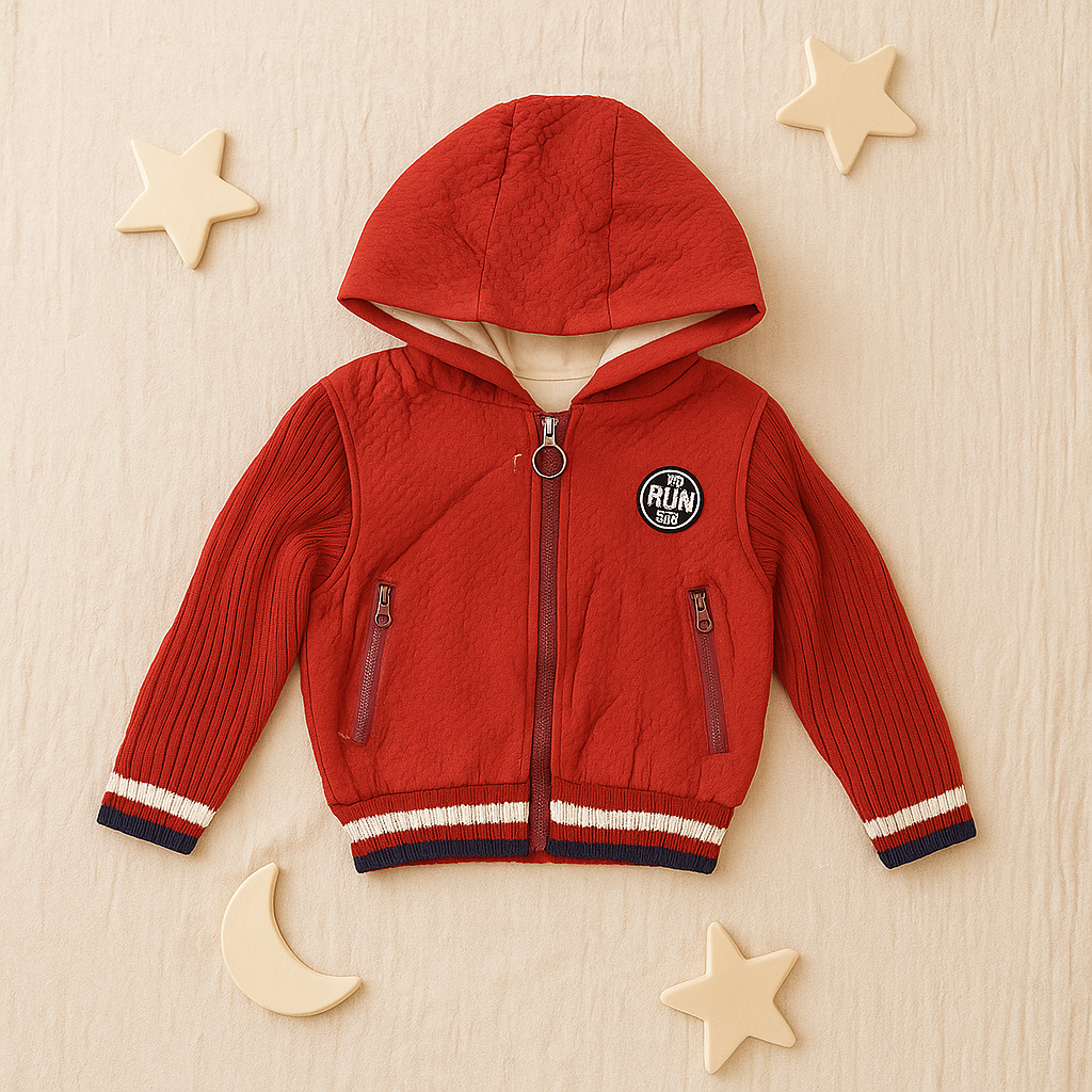 Kids Fleece Lined Zipper Hoodie