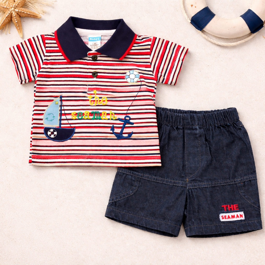 The Seaman 2 Pcs Shirt & Short Set