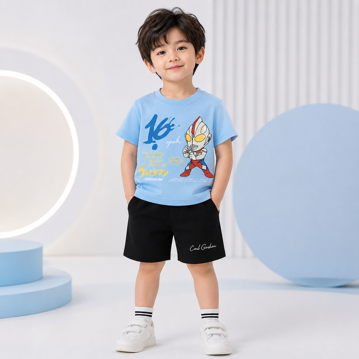 Boys 2 Pcs T-Shirt & Short Outfit