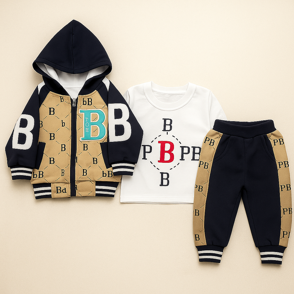 PB Stylish 3-Piece Hoodie Set