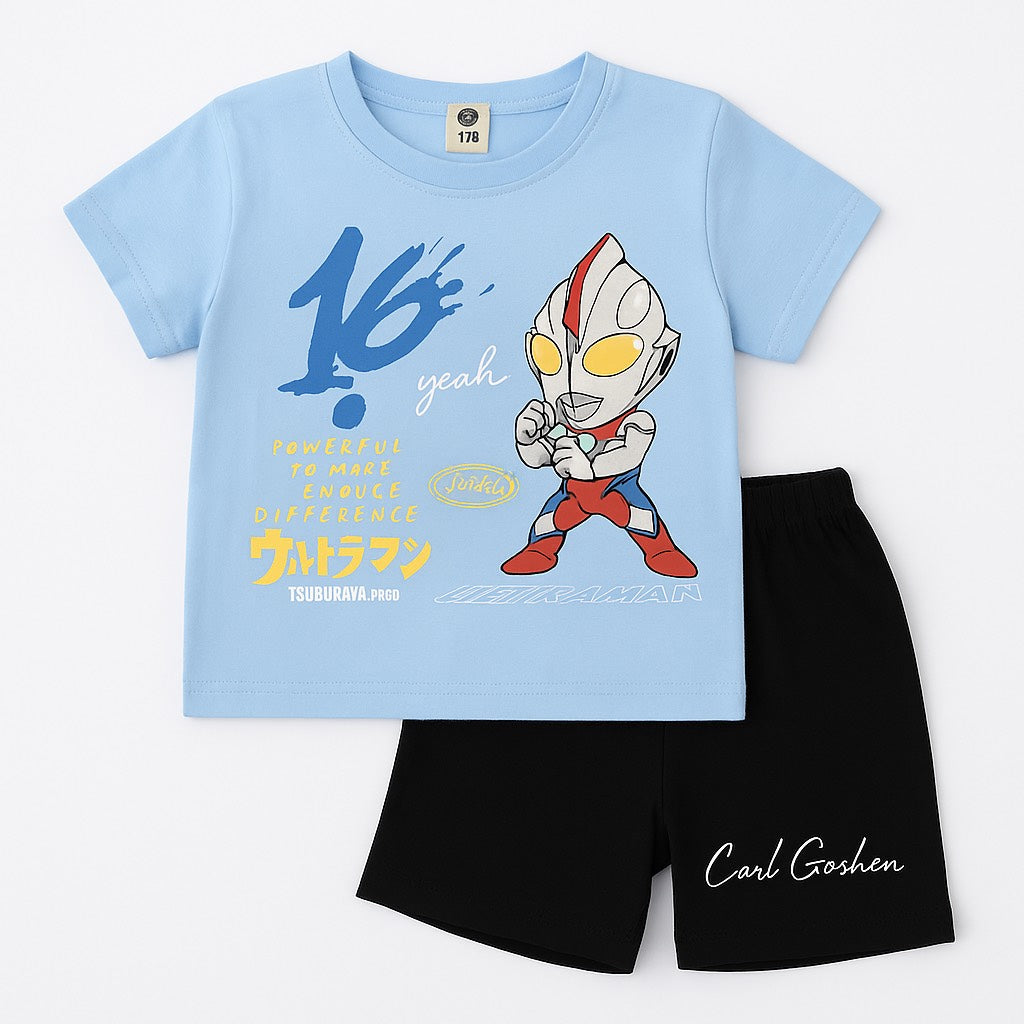 Boys 2 Pcs T-Shirt & Short Set