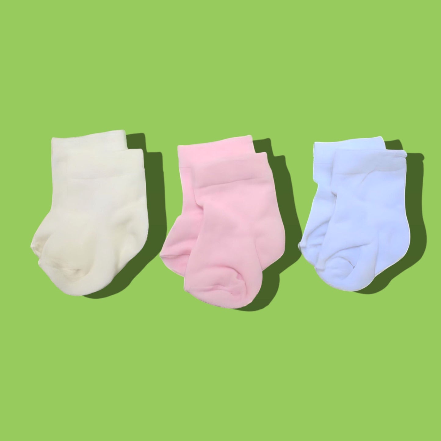 Girls Pack Of 3 Socks - Plain