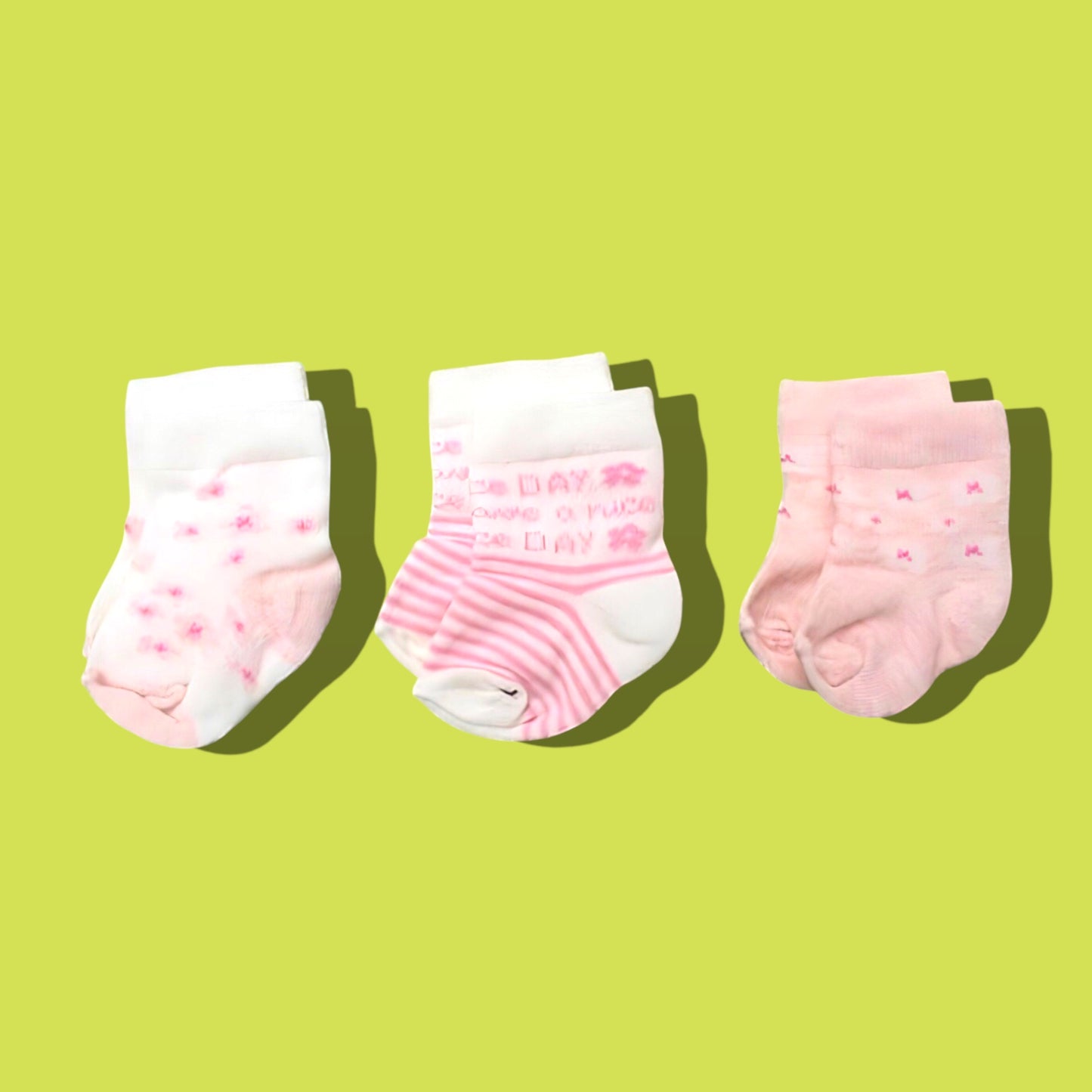 Girls Pack Of 3 Socks - Flowers