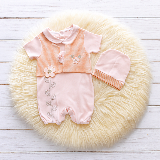 Astro Baby 2 Pcs Romper & Cap Set