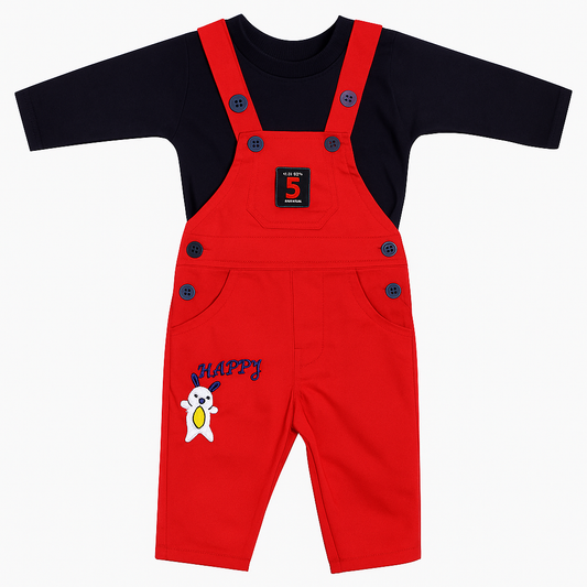 Toddlers 2 Pcs T-Shirt & Dungaree Set