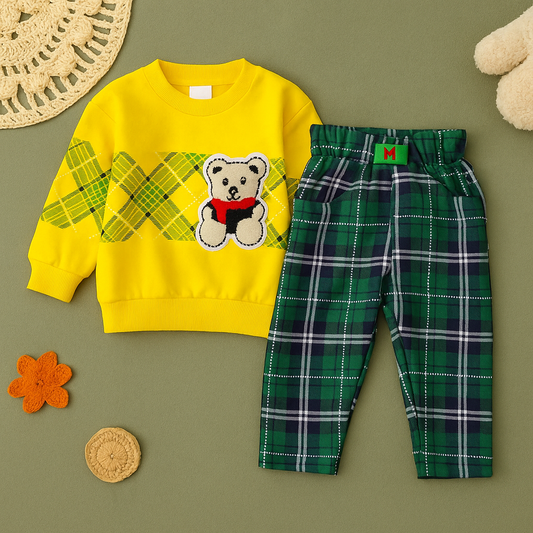 Toddlers 2 Pcs Sweatshirt & Pant Set