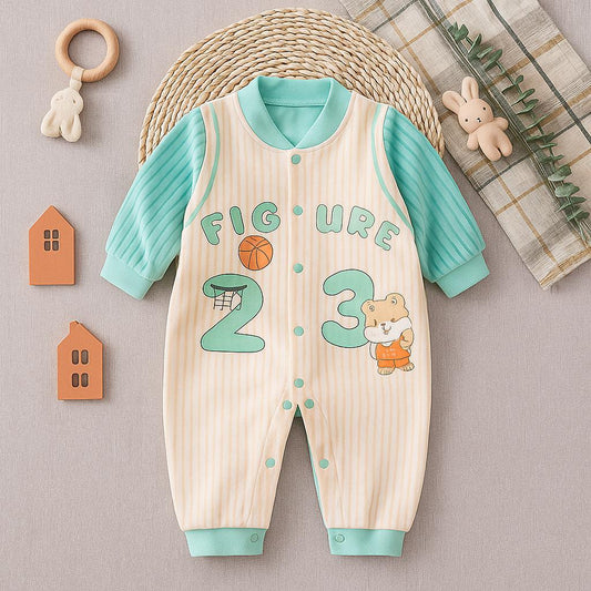 Kids Button-down Fleece Romper