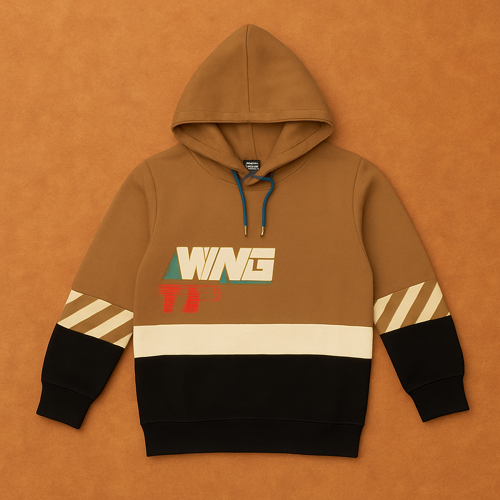 Boys Casual Wear Pull Up Hoodie