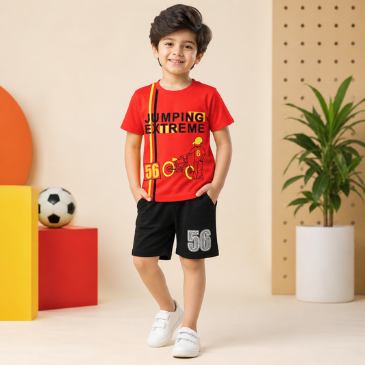 Boys 2 Pcs T-shirt & Short Outfit