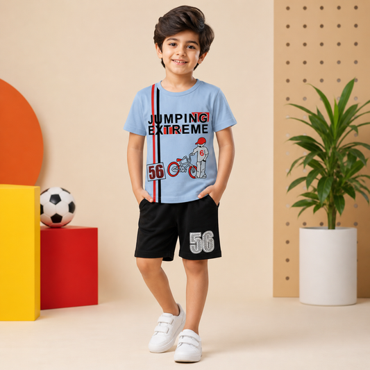 Boys 2 Pcs T-shirt & Short Outfit