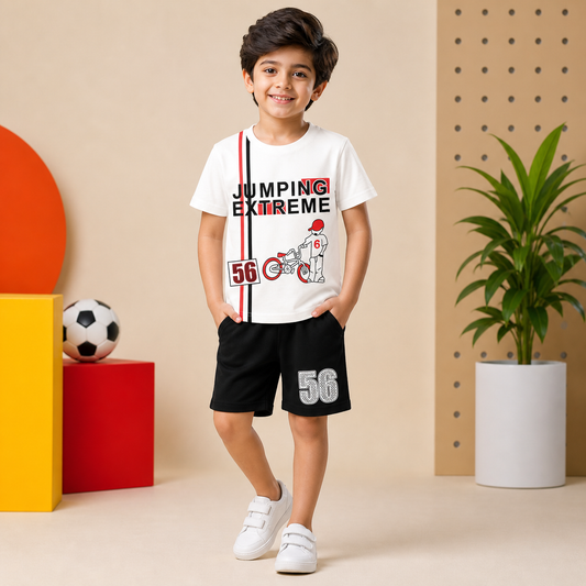 Boys 2 Pcs T-shirt & Short Outfit