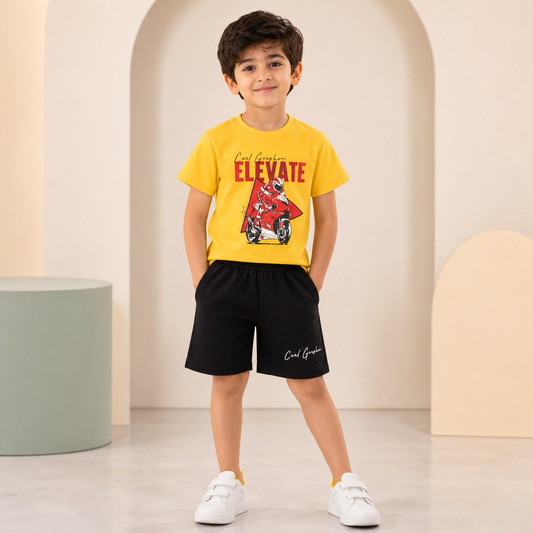 Boys 2 Pcs T-shirt & Short Outfit