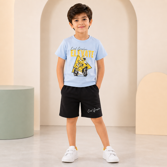 Boys 2 Pcs T-shirt & Short Outfit