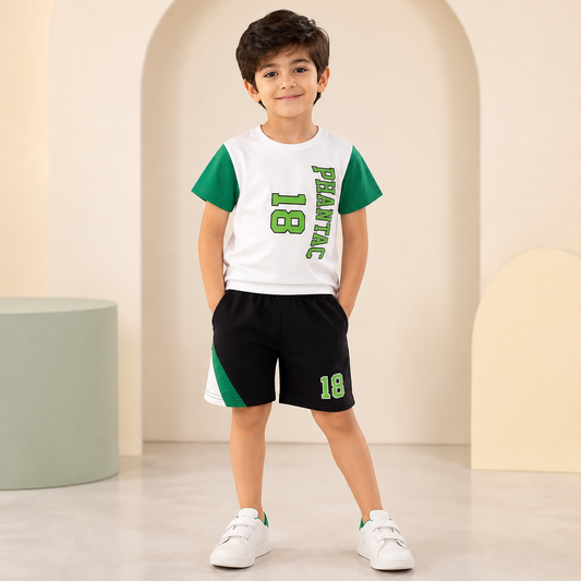 Boys 2 Pcs T-shirt & Short Set
