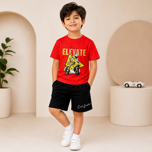 Boys 2 Pcs T-shirt & Short Outfit