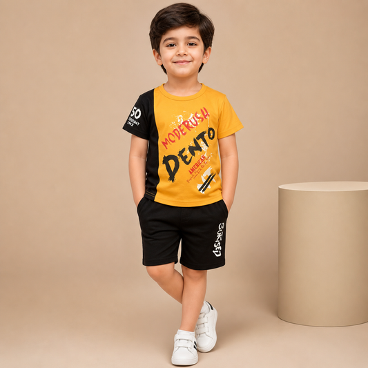 Boys 2 Pcs T-shirt & Short Set