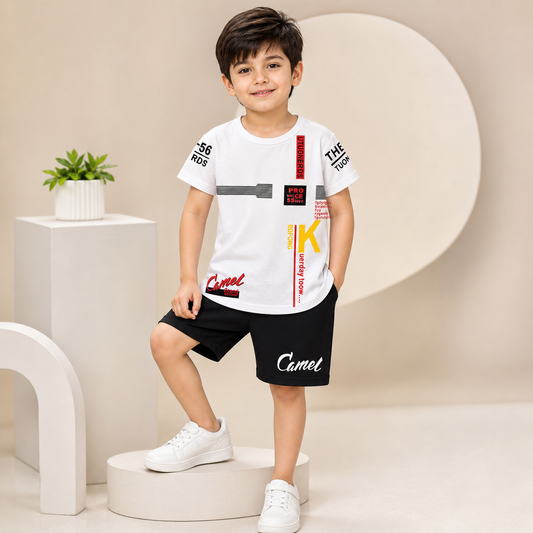 Boys 2 Pcs T-Shirt & Short Outfit