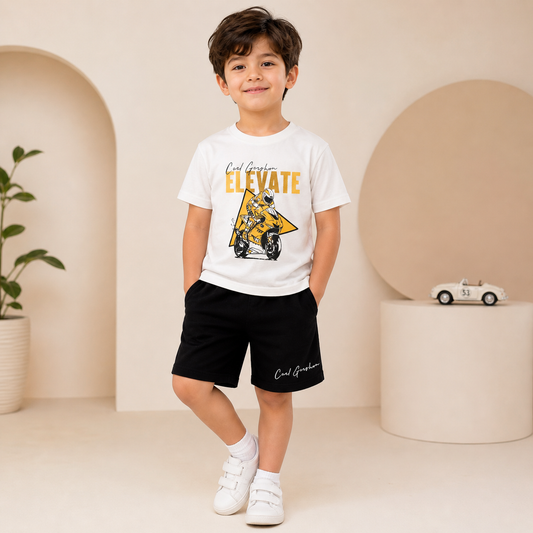 Boys 2 Pcs T-shirt & Short Outfit