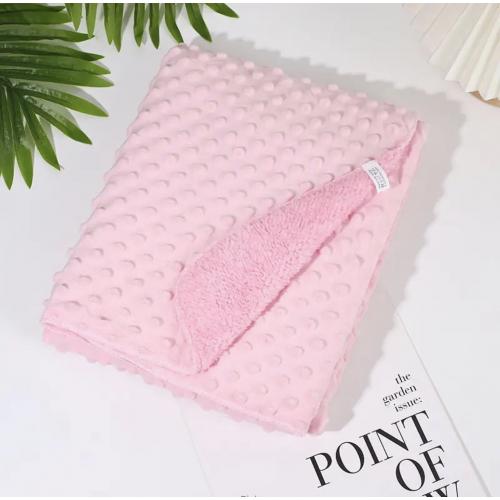 Benekli Baby Soft Hooded Blanket - Pink