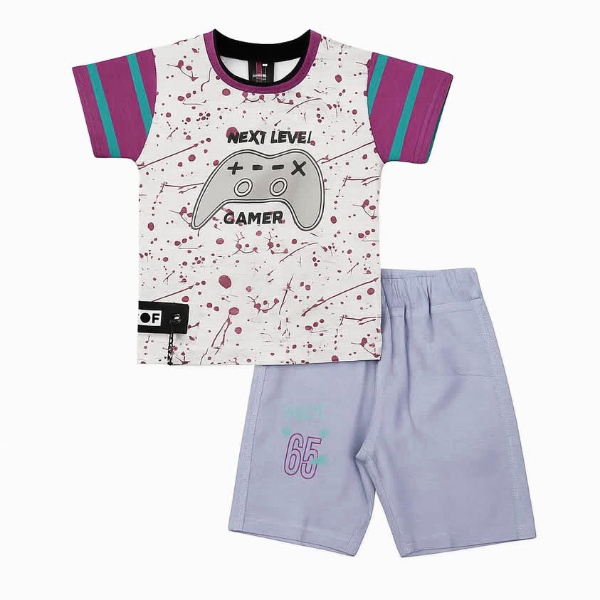 Boys 2 Pcs T-Shirt & Short Set