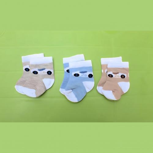 Boys Pack Of 3 Socks - Cars