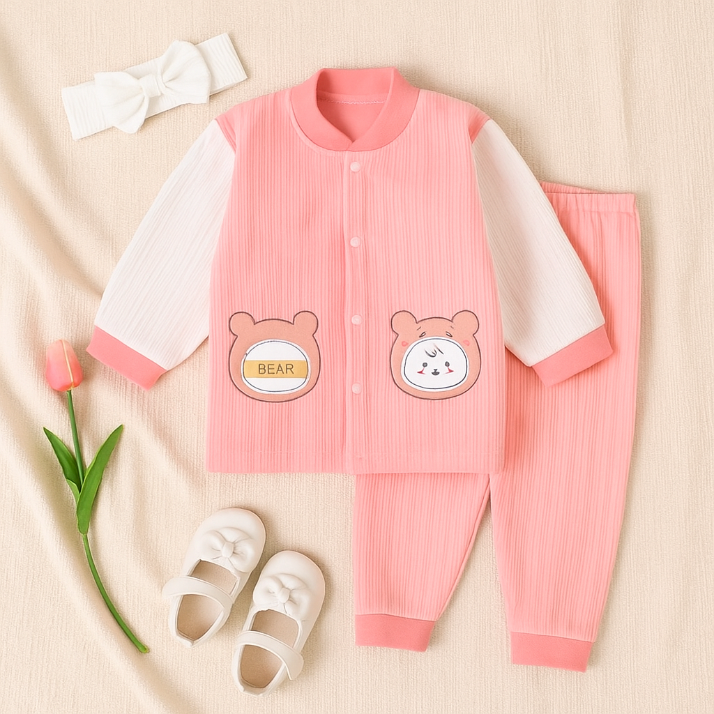 Peach Blush 2 Pcs Toddler Set