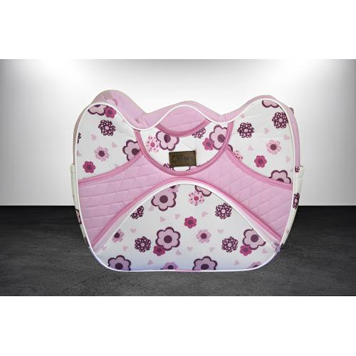 CYF Baby Diaper Bag With Floral Detailing Print - Pink