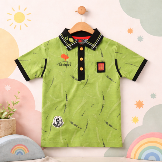 Boys Shirt With Buttons Detailing