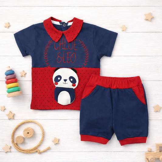Chloe & Leo 2 Pcs Shirt & Short Outfit