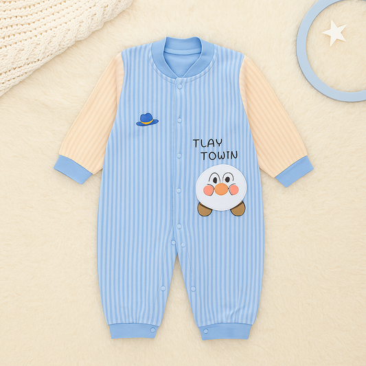 Tlay Towin Full Button-down Fleece Romper