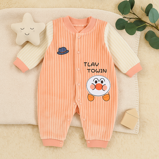 Tlay Towin Full Button-down Fleece Romper
