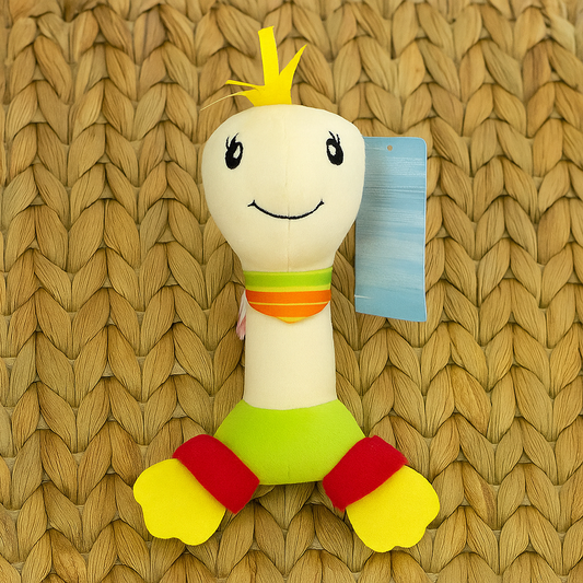 BB Sky Hand Rattle With Attached Teether