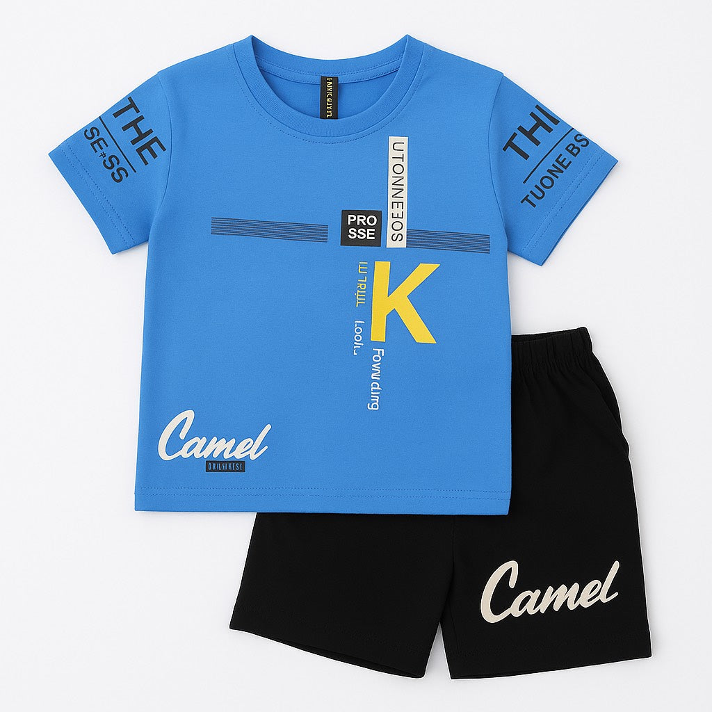 Boys 2 Pcs T-Shirt & Short Set