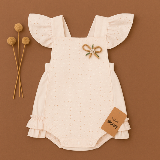Mini Baray Girls Jumper - Peach