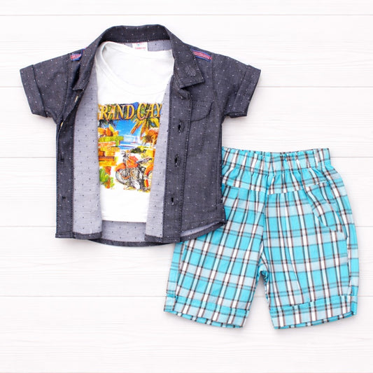 Toddlers 3 Pcs Boys Casual Outfit