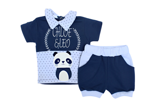 Astro Baby 2 Pcs T-Shirt & Short Set -Chloes & Leo