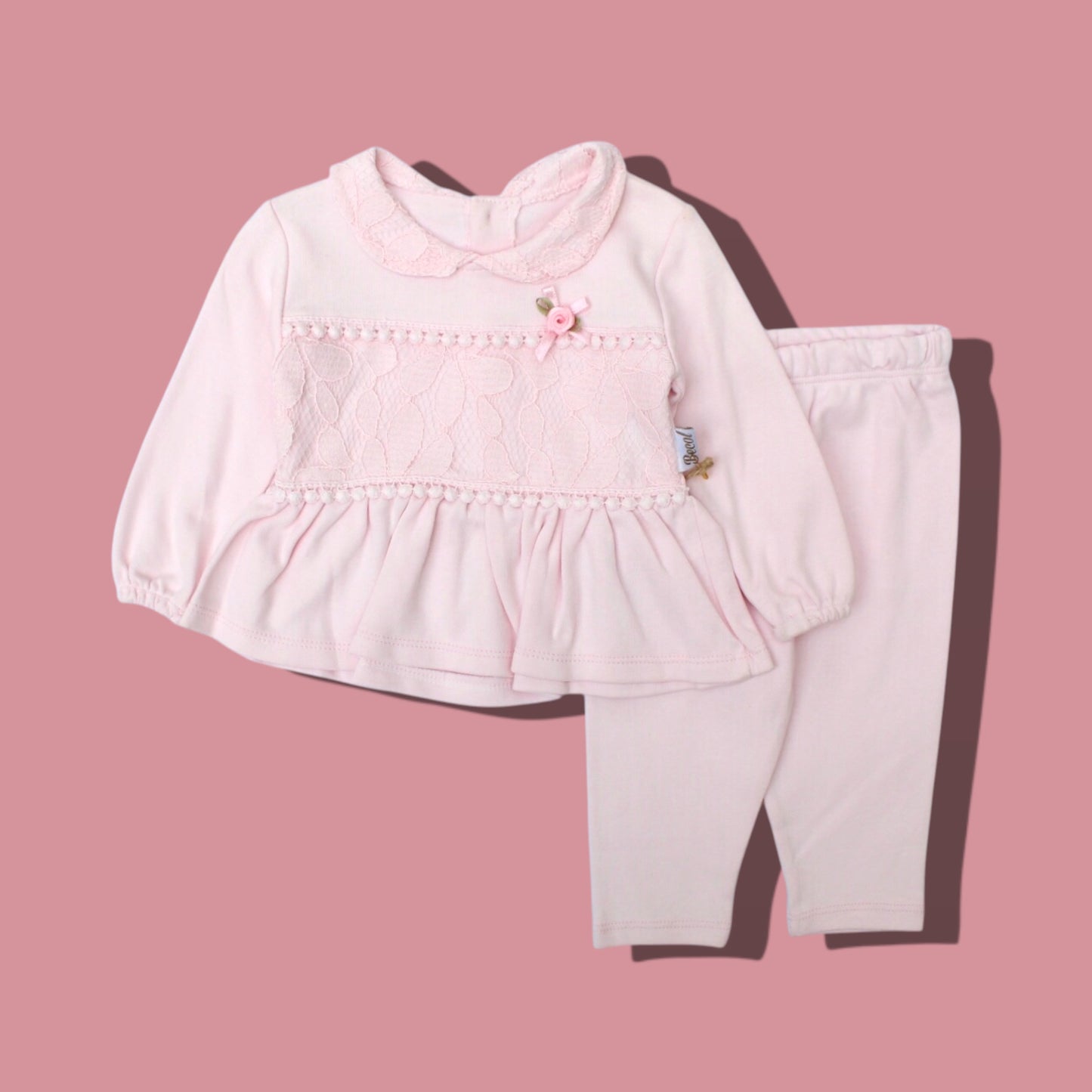 Becol Baby Girls 2 Pcs Top & Trouser Set