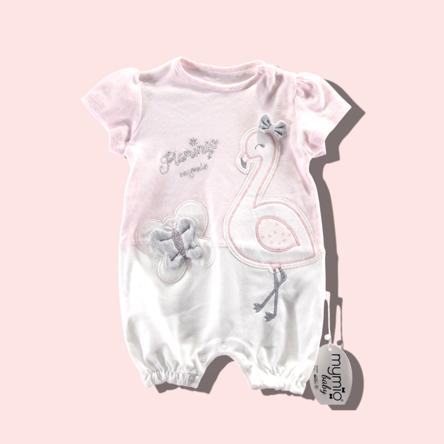 Mymio Baby Flamingo Romper