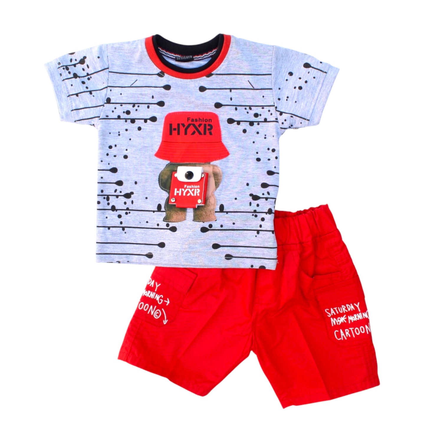 Boys 2 Pcs T-Shirt & Short Set