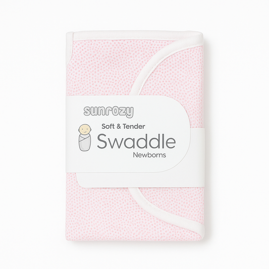 Sunnozy Newborn Swaddle Wrap - Rain Drops