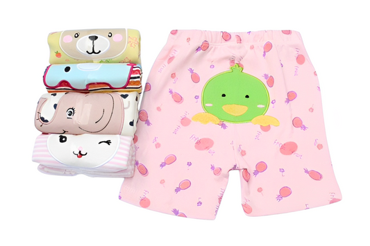 Tedmimak Pack Of 5 Girls Summer Shorts