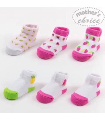 Mother’s Choice Pack Of Six Socks - Fruits