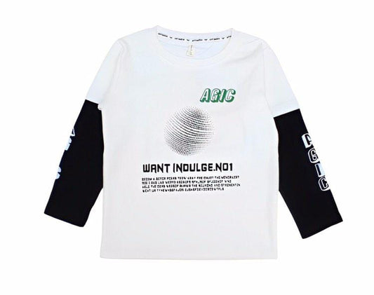 Kids Winter Sweatshirt - White