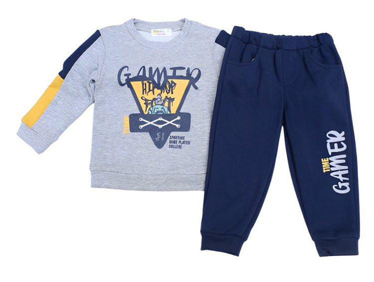 Mustard Sorbet  2 Pcs SweatShirt & Jogger Pant Set -Time Gamer