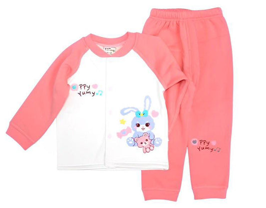 PPY Yummy 2 Pcs T-Shirt & Trouser -Pink