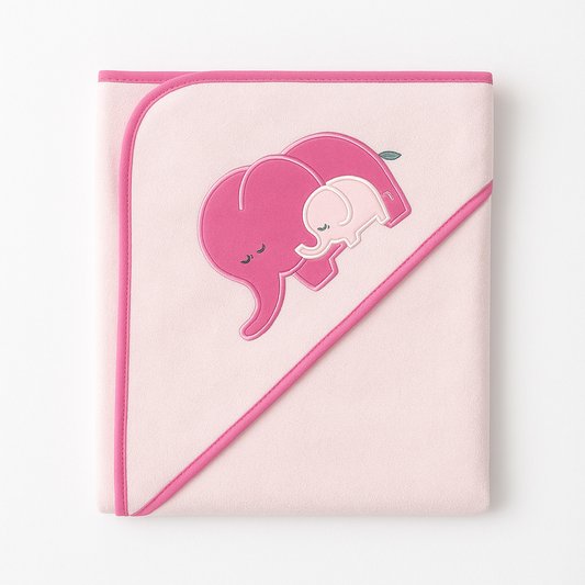 Sunnozy Baby Hooded Towel - Elephants