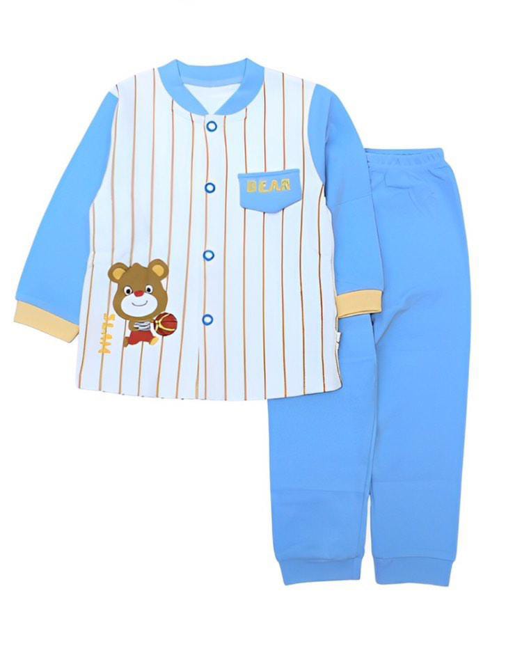 Boys 2 Pcs T-Shirt With Pocket & Trouser Set