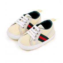 Boys Prewalking Sneakers With Gucci Print Detailing - Fawn 