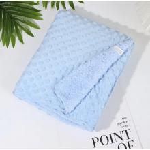 Benekli Baby Soft Hooded Blanket - Blue